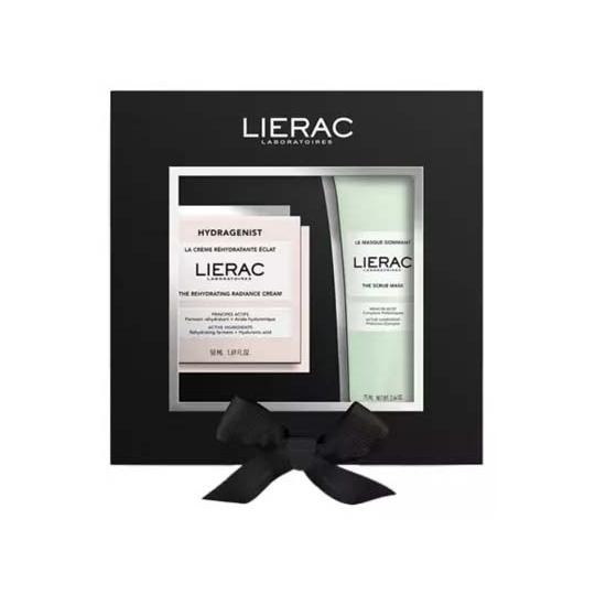 Lierac Hydragenist La Crème Réhydratante Éclat 50 ml + Le Masque Gommant 75 ml