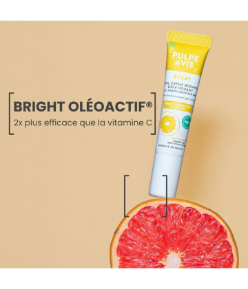 Pulpe de Vie Éclat Gel Crème Regard Défatiguant au Pamplemousse Bio 15 ml - image 3
