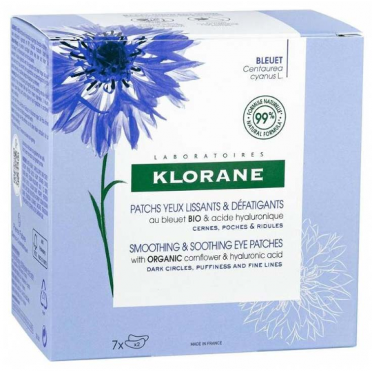 Klorane Patchs Yeux Lissants Hydro-Gel Patchs 7 x 2 - image 2