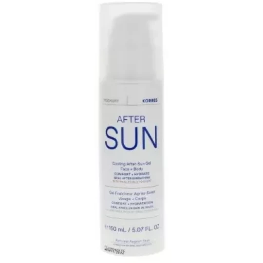 Korres Yoghurt Gel Fraîcheur Après-Soleil Visage & Corps 150 ml
