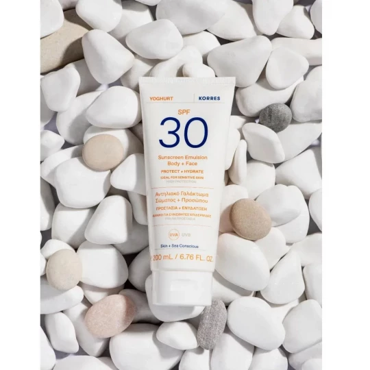 Korres Yoghurt Émulsion Solaire Corps & Visage SPF30 200 ml - image 3