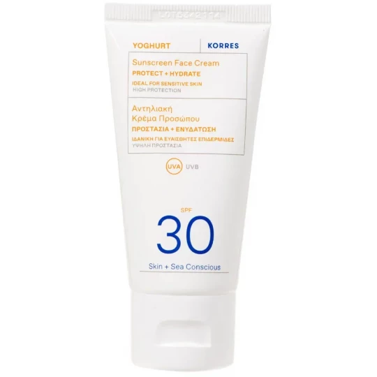 Korres Yoghurt Crème Solaire Visage SPF30 50ml