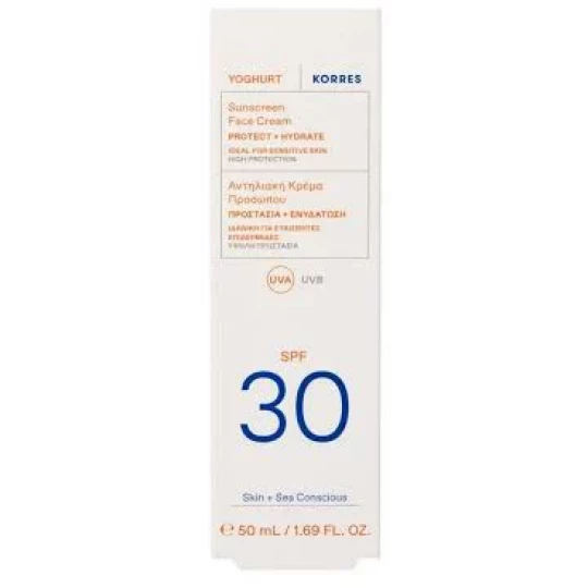 Korres Yoghurt Crème Solaire Visage SPF30 50ml - image 3