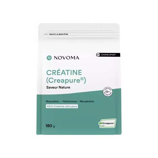 Novoma Créatine Creapure Saveur Nature 180 g