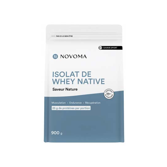 Novoma Isolat de Whey Native 900 g Neutre
