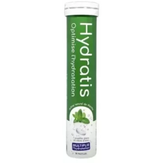 Hydratis Solution d'Hydratation 20 Comprimés Effervescentes Menthe