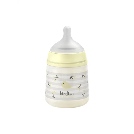 Suavinex Birdies Biberon Tétine Symétrique Débit Lent 150 ml