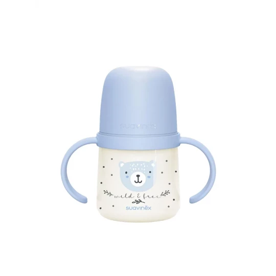 Suavinex Night & Day Biberon à Anses Bec Souple 150 ml 6 Mois et + - image 3