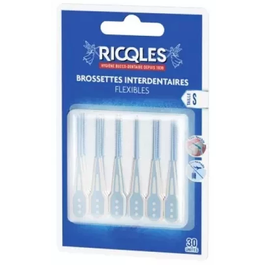 Ricqlès Brossettes Interdentaires Flexibles x 30