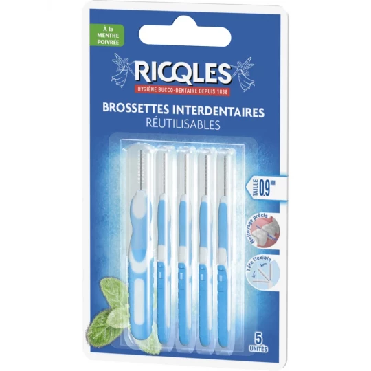 Ricqlès Brossettes Interdentaires Réutilisables