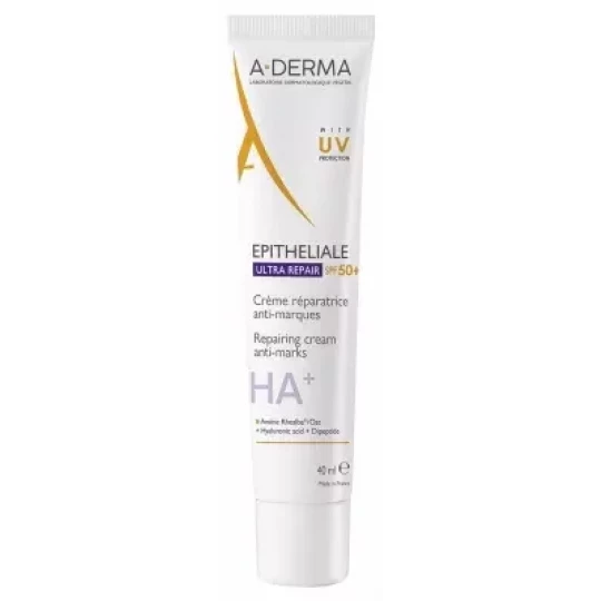A-DERMA Epitheliale A.H Ultra Repair Crème Réparatrice Anti-Marques SPF50+