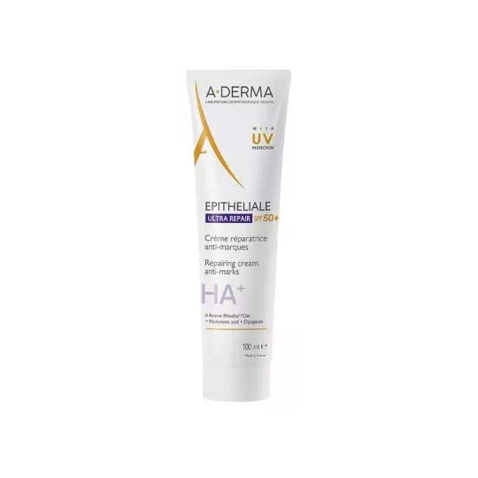 A-DERMA Epitheliale A.H Ultra Repair Crème Réparatrice Anti-Marques SPF50+