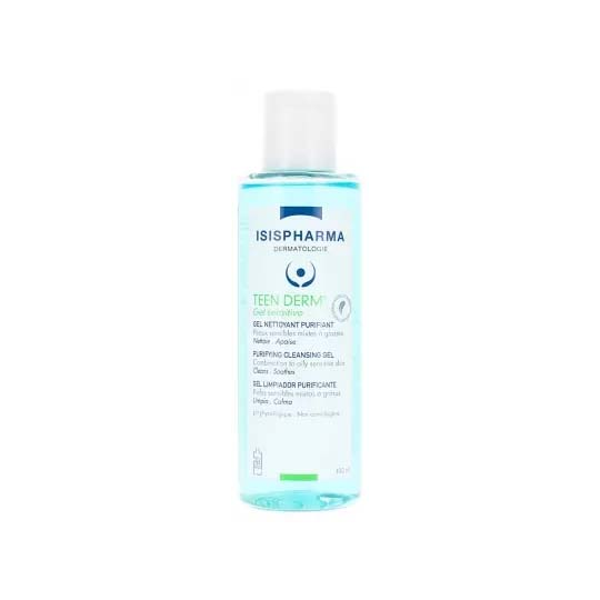Isispharma Teen Derm Gel Sensitive Nettoyant Purifiant