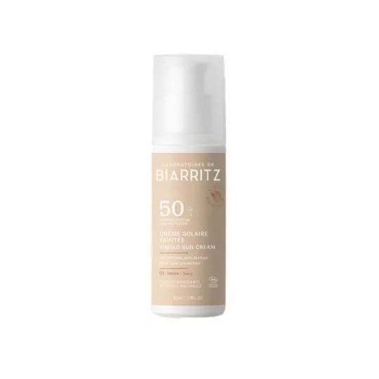 Laboratoires de Biarritz Crème Solaire Teintée Visage SPF50 Bio 50 ml