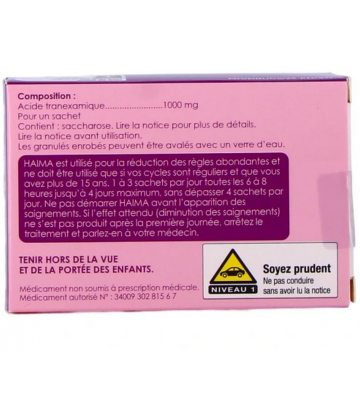 Haima 1000 mg Granulés Sachets x 12 - image 2