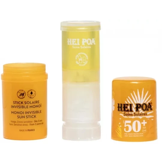 Hei Poa Stick Solaire Invisible Monoï SPF50+ 15 g - image 2