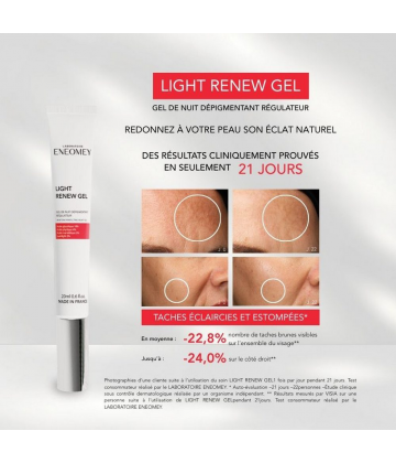 Eneomey Light Renew Gel de Nuit Dépigmentant Régulateur 20 ml - image 4