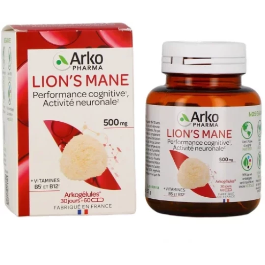 Arkopharma Arkogélules Lion’s Mane Gélules x 60