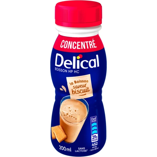 Delical Concentré Boisson HP HC Saveur Biscuit 4 x 200 ml - image 2