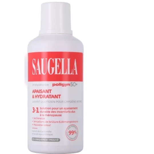 Saugella Poligyn Soin Lavant Intime Quotidien 3en1 50+ 500 ml