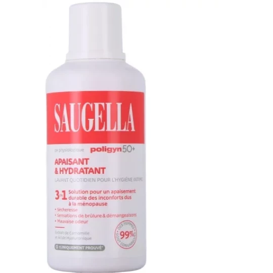 Saugella Poligyn Soin Lavant Intime Quotidien 3en1 50+ 500 ml - image 3