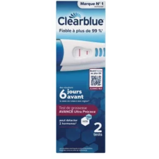 Clearblue Test de Grossesse Ultra-Précoce Avancé