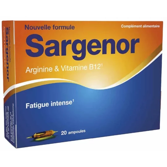 Sargenor Arginine & Vitamine B12 Ampoules x 20
