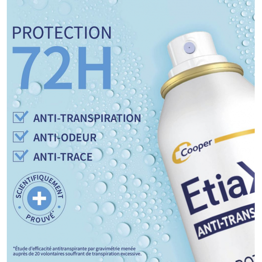 Etiaxil Anti-Transpirant Protection 72H Aérosol 150 ml - image 2