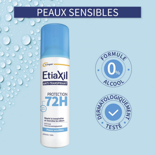 Etiaxil Anti-Transpirant Protection 72H Aérosol 150 ml - image 4