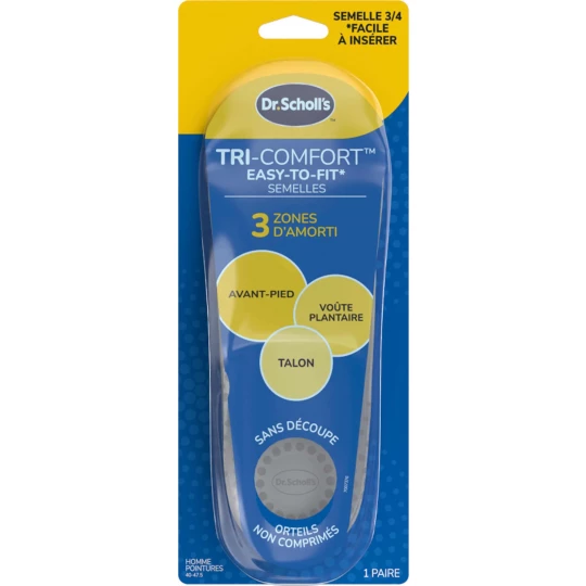 Scholl Semelles Tri-Comfort Easy-to-Fit Femme 1 Paire