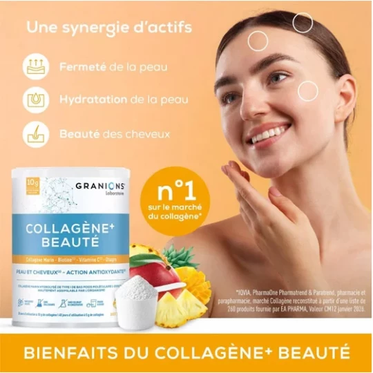 Granions Collagène+ Beauté Goût Tropical 220 g - image 6