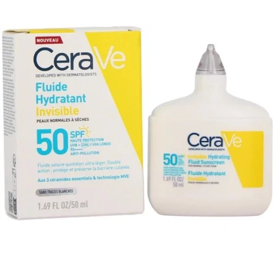 CeraVe Fluide Hydratant Invisible SPF50 50 ml