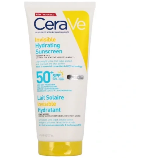 CeraVe Lait Solaire Hydratant Invisible SPF50+ 177 ml - image 3