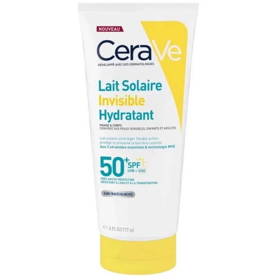 CeraVe Lait Solaire Hydratant Invisible SPF50+