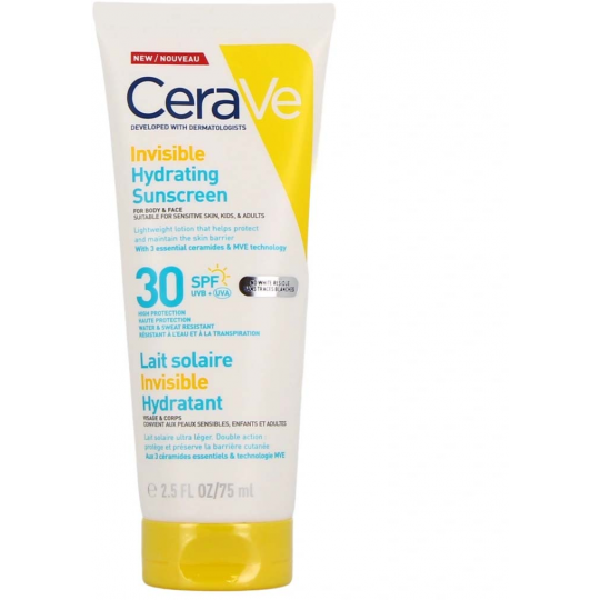 CeraVe Lait Solaire Hydratant Invisible SPF30