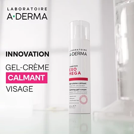 A-derma Exomega Gel-crème calmant visage 40 ml - image 3