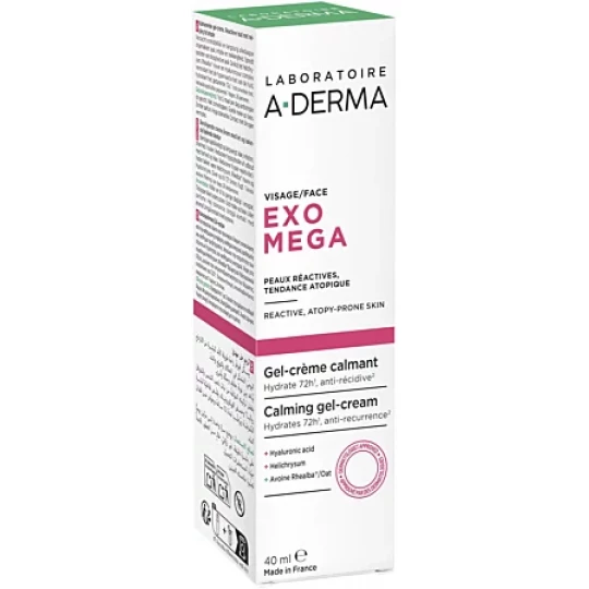 A-derma Exomega Gel-crème calmant visage 40 ml - image 6