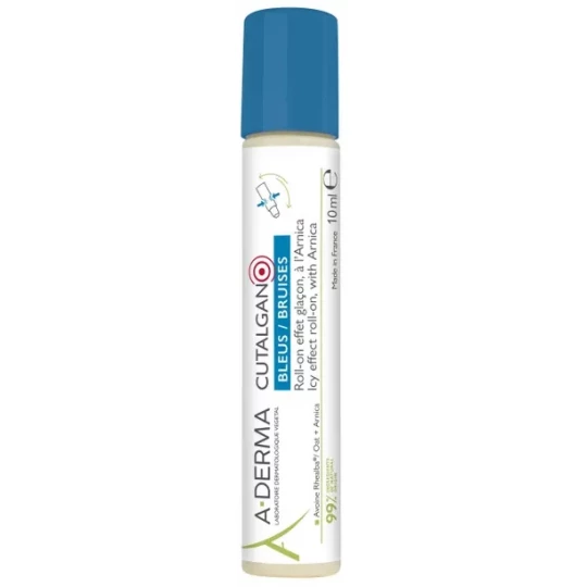 A-derma Cutalgan Bleus Roll-On Effet Glaçons 10 ml