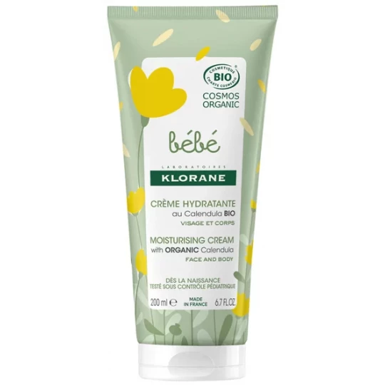 Klorane Crème Bébé Hydratante Bio 200 ml