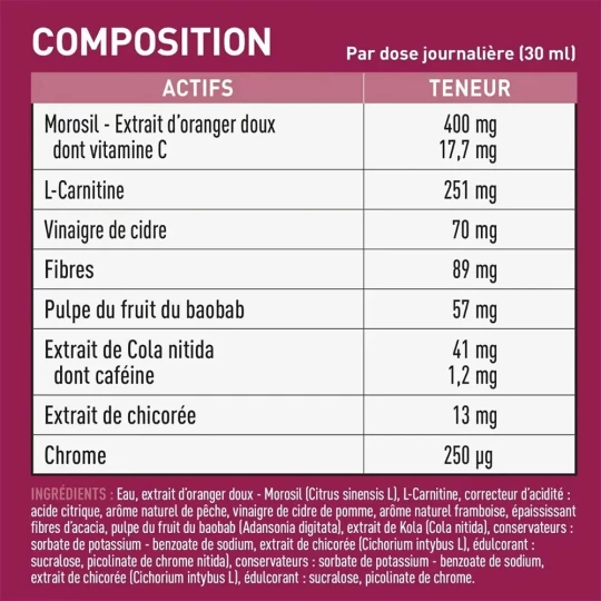 Eafit Minceur 360 Extra Fort Morosil Pêche Framboise 500 ml - image 5