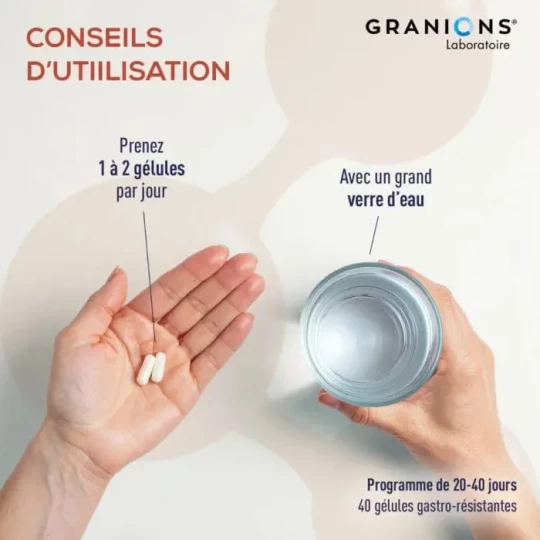Granions Probiotiques Immunité et Vitalité x 40 Gélules - image 4