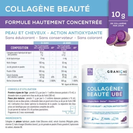 Granions Collagène+ Beauté Ubé Poudre - image 6