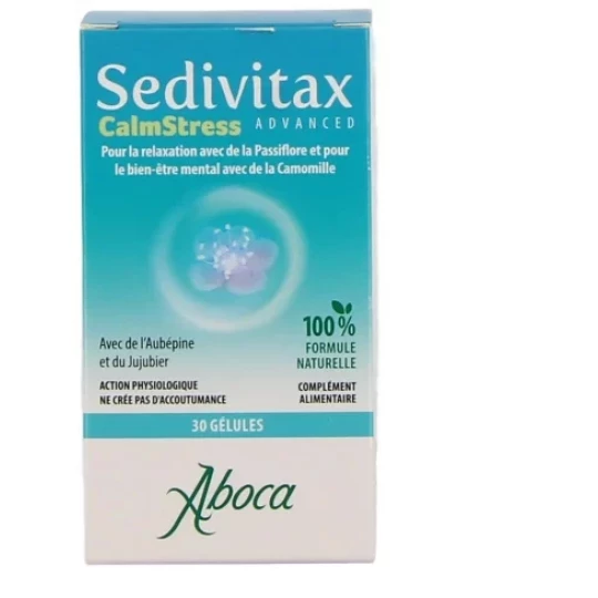 Aboca Sedivitax CalmStress Advanced Gélules x 30 - image 3