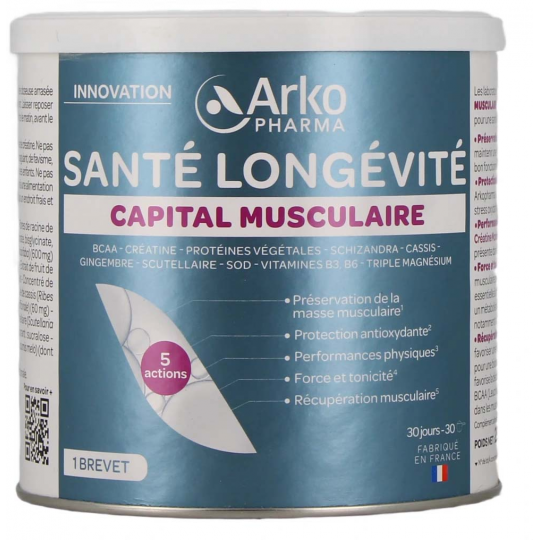 Arkopharma Santé Longévité Capital Musculaire 300 g