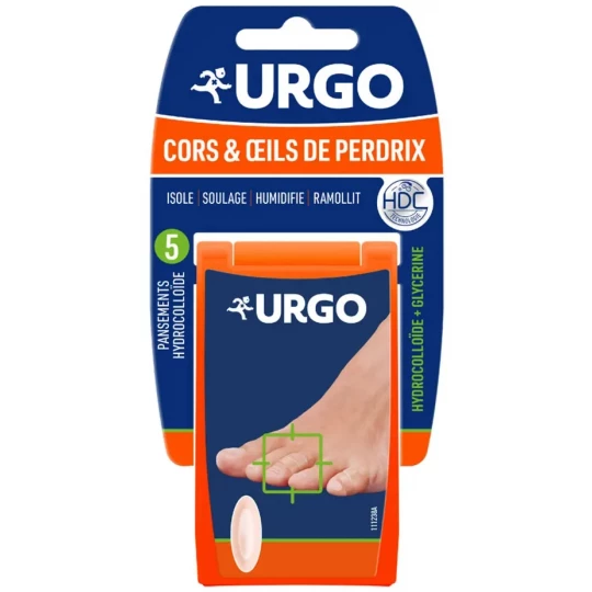 Urgo Traitement Cors Et Oeils-de-Perdrix Pansements x 5