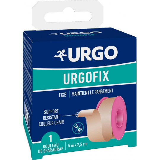 Urgo Urgofix Sparadrap Tissé 5 m x 2,5 cm