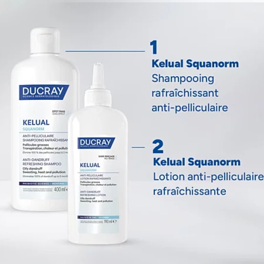 Ducray Kelual Squanorm Anti-Pelliculaire Lotion Rafraîchissante 190 ml - image 2