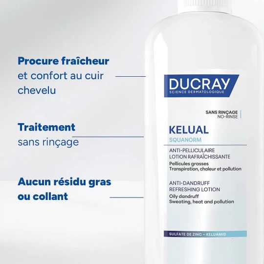 Ducray Kelual Squanorm Anti-Pelliculaire Lotion Rafraîchissante 190 ml - image 3