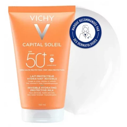 Vichy Capital Soleil Lait Protecteur Hydratant Invisible SPF50+ 150 ml - image 2