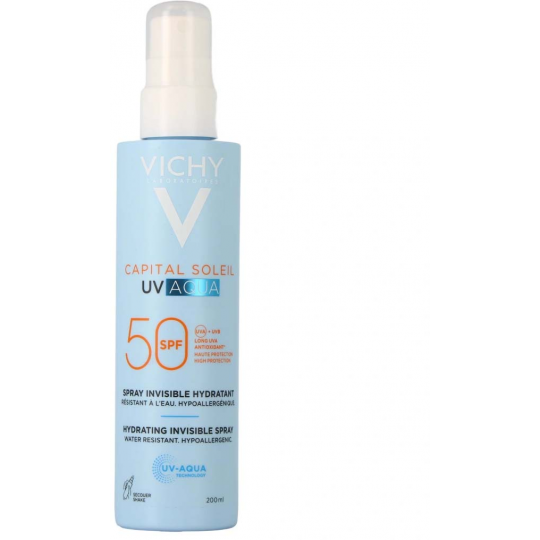 Vichy Capital Soleil UV Aqua Spray Invisible Hydratant SPF50 200 ml